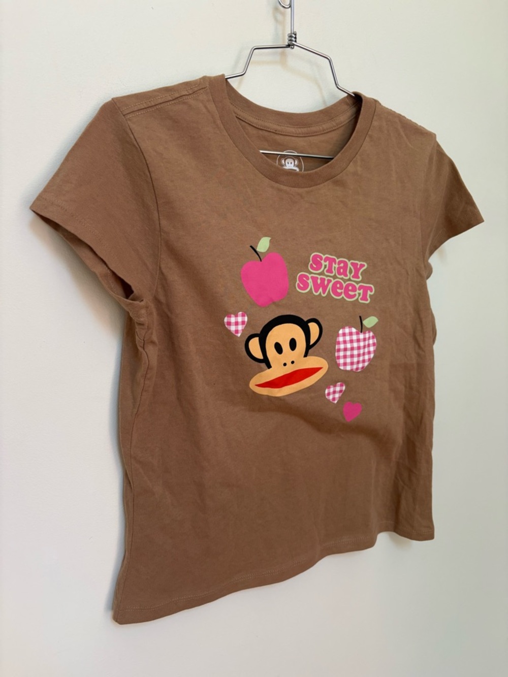 NWOT Urban Outfitters Paul Frank Stay Sweet Graphic Baby Tee Size Large - Picture 8 of 11